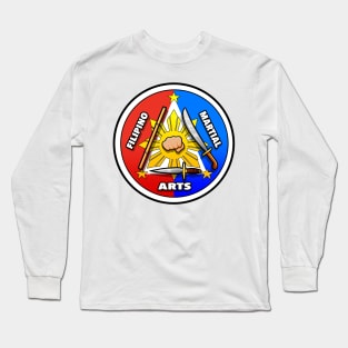 Filipino Martial Arts Logo (triangle style) Long Sleeve T-Shirt